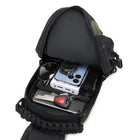 Riñonera Táctica para Hombre - Mochila Bandolera Sling MOLLE para Camping, Senderismo y Pesca