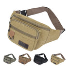 Riñonera Deportiva Hombre - Bolsa de Cintura Grande Capacidad para Móvil