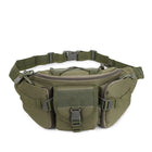 Riñonera Táctica para Hombre de Nylon Impermeable - Mochila de Cintura con Diseño Camuflaje
