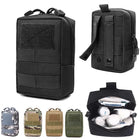 Riñonera Deportiva Táctica CLUSGO EDC Molle - Negra y Marrón
