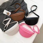 Riñonera Deportiva Mujer - Bolso Cintura Cuero Suave, Diseñador, Cruzado