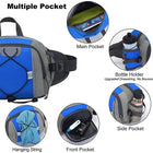 Riñonera Deportiva Multifuncional con Botella de Agua - Mochila de Cintura para Running y Senderismo