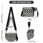 Riñonera de Cintura para Mujer - Bolso Bandolera de Nylon Negro Casual