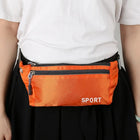 Riñonera Deportiva Negra de Nylon - Cómoda y Resistente
