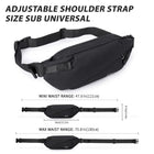 Riñonera Deportiva Moderna - Bolso Cruzado para Hombre y Mujer, Ideal para Viajes y Running