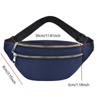 Riñonera Deportiva Impermeable - Bolsa de Cintura Multiusos para Hombre y Mujer