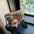 Riñonera Deportiva de Cuero para Mujer - Bolso de Cintura Moderno