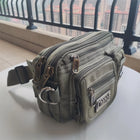 Riñonera Deportiva para Hombre - Bolso Multibolsillos con Cremallera