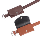 Riñonera Deportiva para Mujer - Bolso de Cintura de Piel Sintética con Compartimento para Teléfono