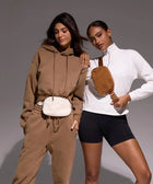 Riñonera Mujer Blanca - Bolso Bandolera Casual Mini
