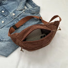 Riñonera de Cintura para Mujer - Bolso Bandolera Casual de Lona