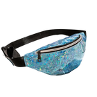Riñonera Deportiva Elegante con Láser, Gran Capacidad y Brillos