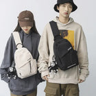 Riñonera Deportiva Unisex de Nylon - Bolsa de Cintura y Hombro
