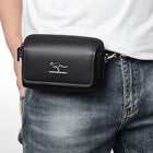 Riñonera Deportiva de Cuero para Hombre - Bolsa de Cintura Elegante