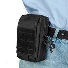 Riñonera Deportiva Oxford Impermeable Multifuncional Gran Capacidad con Clip