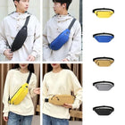 Riñonera Deportiva Impermeable para Hombre - Bolsa Pecho con Compartimento para Teléfono y Auriculares