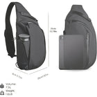 Riñonera Deportiva 7.5L - Bolso Cruzado Mochila Sling para Tableta 11