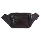Riñonera de Cuero para Hombre - Bolso de Piel de Vestir Premium
