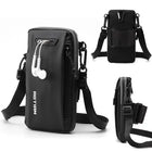 Riñonera Deportiva Impermeable para Hombre - Bolsa de Cintura Delgada con Compartimento para Teléfono