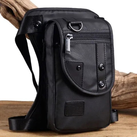 Riñonera Deportiva Impermeable para Hombre - Bolsa de Muslo Multifuncional