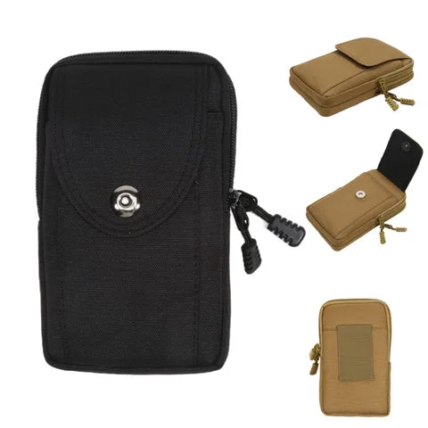 Riñonera Deportiva Táctica Pequeña con Compartimento Acolchado para Running y Camping