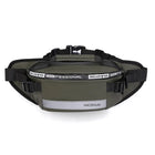 Riñonera Antirrobo para Hombre de Nylon - Bolsa de Cintura Ajustada Multifuncional con Banda Reflectante