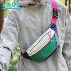 Riñonera Grande Unisex de Nylon - Bolso Bandolera Casual Espacioso