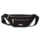 Riñonera de Viaje para Hombre y Mujer - Bolsa Cintura con 3 Bolsillos, Lona Resistente y Cómoda