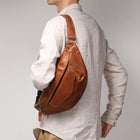 Riñonera de Cuero Vintage para Hombre - Bolso de Piel Elegante