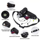 Riñonera Deportiva Ajustable con Portabotellas - Cinturón Multifuncional para Correr y Actividades al Aire Libre