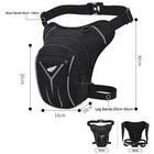 Riñonera de Pierna Impermeable para Moto y Motoristas - Bolso Lateral Resistente