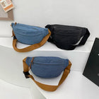 Riñonera Deportiva de Terciopelo - Bolsa Bandolera Moderna y Elegante