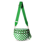 Riñonera de Cintura para Mujer - Bolso Bandolera de Nylon Negro Casual