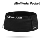 NEWBOLER Спортивная поясная сумка из нейлона черная