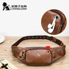 Riñonera Deportiva de Cuero Genuino - Pequeña, Elegante y Funcional