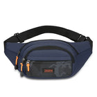 Riñonera Deportiva Impermeable Multifuncional de Gran Capacidad con Bolsillo para Móvil