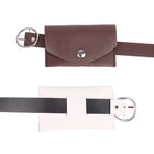 Riñonera Deportiva para Mujer - Bolso de Cintura de Piel Sintética con Compartimento para Teléfono