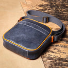 Riñonera de Cuero Vintage para Hombre - Bolso de Piel de Vestir Elegante