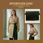 Riñonera Deportiva para Mujer: Bolso de Cintura de Cuero Sintético, Clutch de Noche y Mini Bolso Cruzado Desmontable