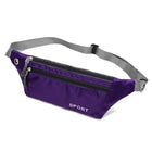 Riñonera Deportiva Impermeable para Correr y Fitness - Bolsa de Cintura de Lona