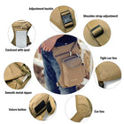 Riñonera de Pierna para Moto y Motoristas - Bolso Lateral Ajustable