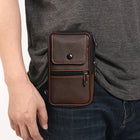 Riñonera Deportiva Multifuncional para Hombre - Bolsa de Cintura con Cremallera para Camping y Caza