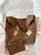Riñonera Mujer Vintage Marrón - Bolso Bandolera Casual de Cintura