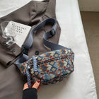 Riñonera Bohemia para Mujer - Bolso de Cadera, Bandolera y Bolsillo Pecho
