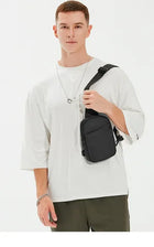 Riñonera Deportiva 2 en 1: Mochila Sling Multifuncional para Hombre y Mujer
