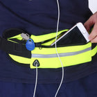 Riñonera Deportiva Impermeable Antirrobo con Portabotellas para Running