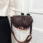 Riñonera Deportiva Mujer - Bolso de Cintura de Cuero Suave para Teléfono