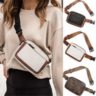 Riñonera de Cuero Vintage para Mujer - Bolso de Piel Elegante