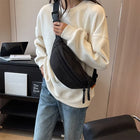 Riñonera Deportiva Unisex de Lona - Bolsa Pechera Urbana Moderna
