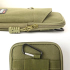 Riñonera Deportiva de Nylon Doble Capa para Hombre - Bolsa de Cintura para Teléfono, Camping y Caza
